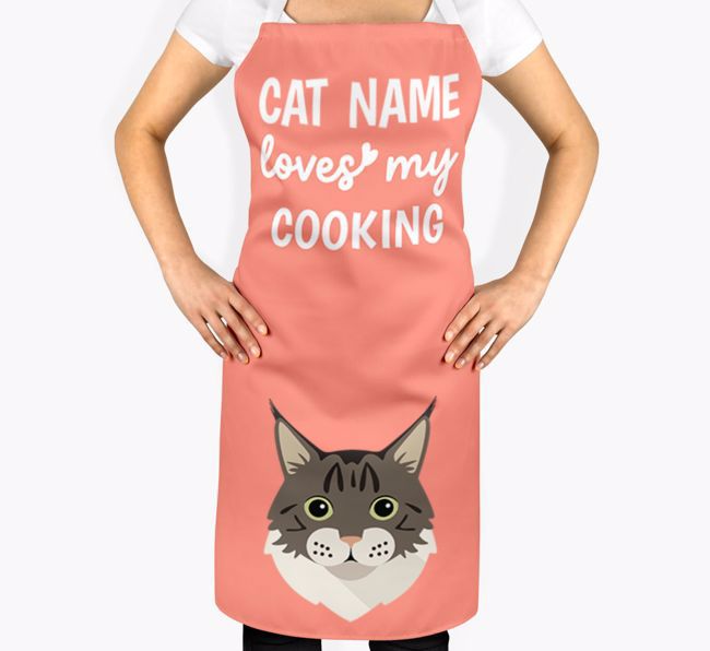 Loves My Cooking: Personalized {breedShortName} Apron